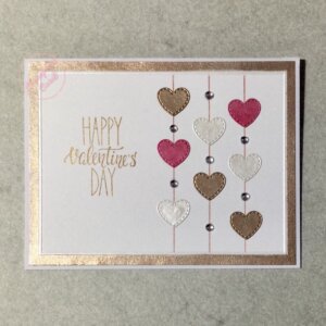 Valentine's Day  Pink and Pearl hearts