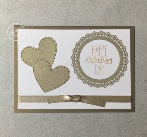 Valentine's Day  Gold hearts