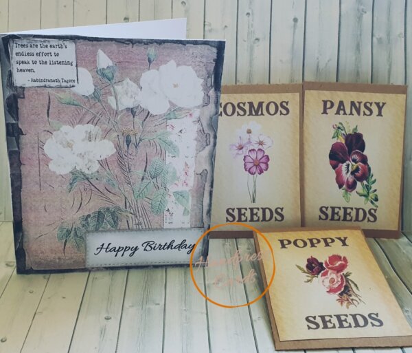 Botanical Greeting Cards with flower seeds - Image 4