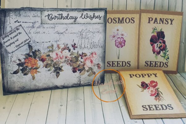Botanical greeting card