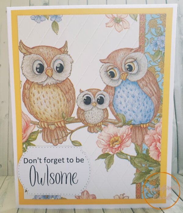 Owlsome greeting card